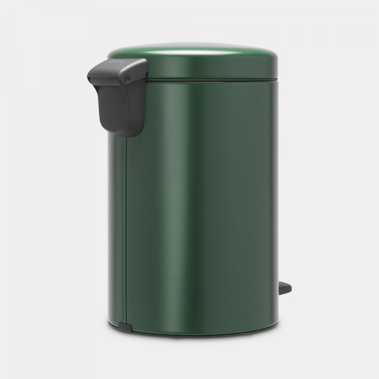 Pedal Bin newIcon, 12 litre, Soft Closing, Plastic Inner Bucket - Pine Green-5736