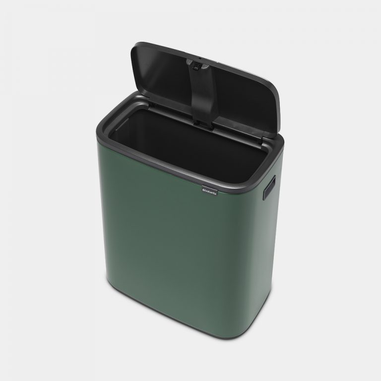 Bo Touch Bin, with 1 Inner Bucket, 60 litres - Pine Green-5799