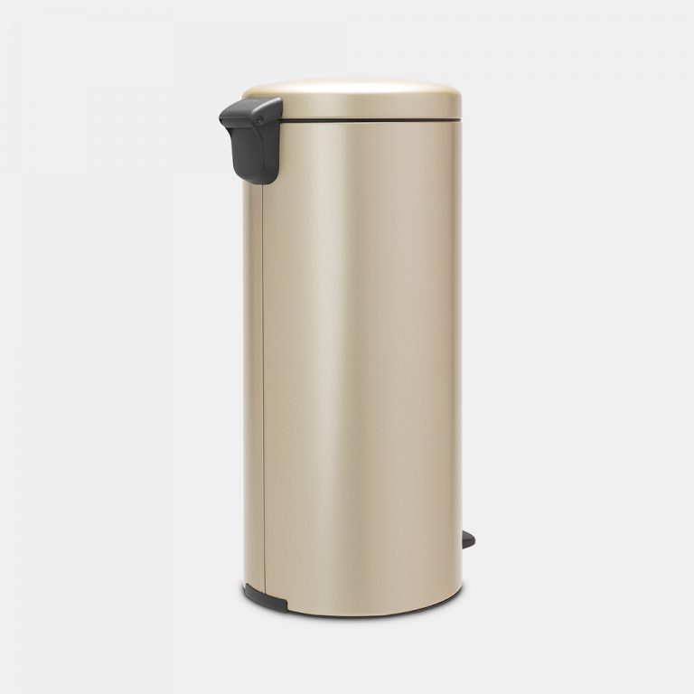 Pedal Bin newIcon, 30 litre, Soft Closing, Plastic Inner Bucket - Champagne-5873