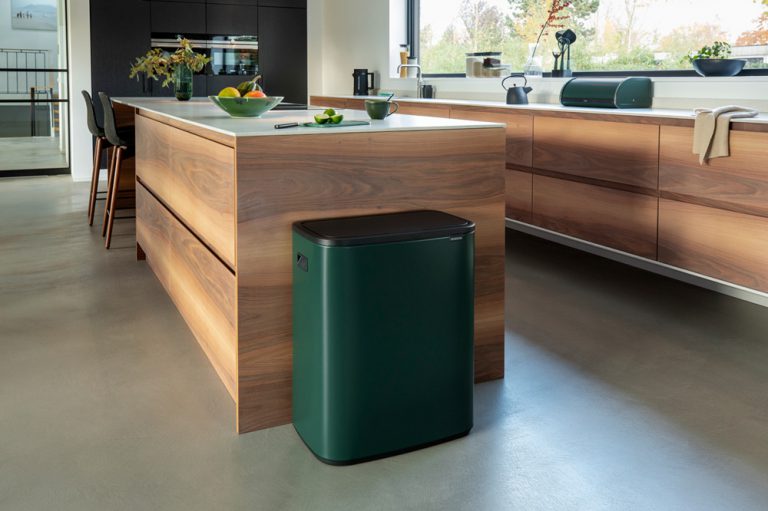 Bo Touch Bin, with 1 Inner Bucket, 60 litres - Pine Green-5800