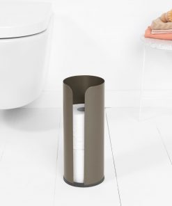 ReNew Toilet Roll Dispenser, for 3 spare Rolls - Platinum-7009