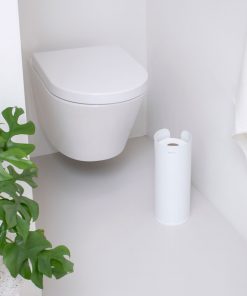ReNew Toilet Roll Dispenser, for 3 spare Rolls - White-7075