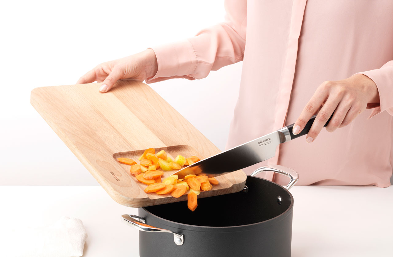 Wooden Chopping Board for Vegetables, Large - Profile-6885