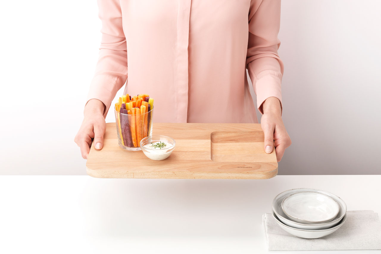 Wooden Chopping Board for Vegetables, Large - Profile-6886